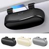 Buckle Mount Car Glasses Case ABS Resin Car Sun Visor Universal Eyeglass Storage Box