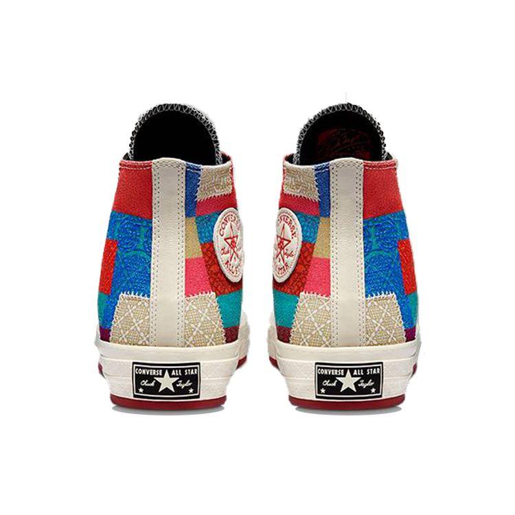 Converse Chuck 70 High Chinese New Year - Patchwork Unisex Sneakers Cream Egret Chile-Red 170565C