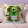 Animation AAAngry Birds Cartoon   Pillow Cushion Cover Pillowcase Living Room Sofa Home Decor Customized