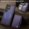 For Samsung Galaxy S23 Ultra Case JEEHOOD J09 RFID Blocking Card Holder Leather Back Phone Cover Magnetic Case