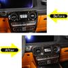 Для Mercedes-Benz G-Class W463-ABS салон автомобиля, центральная консоль, кондиционер, вентиляционное отверстие, рамка, наклейки