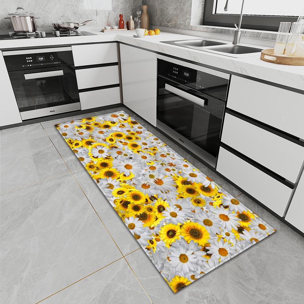 Коврик для кухни, коврик для входной двери, ковер для спальни, коридора, ванной комнаты, нескользящий пол, ковер с рисунком для гостиной