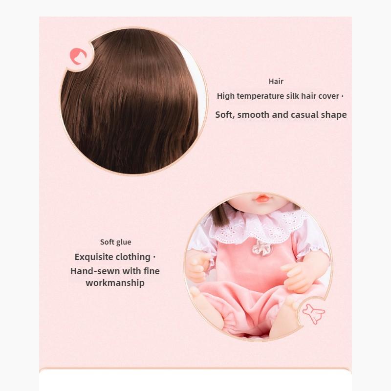 45 см моющаяся реалистичная мягкая расписанная вручную имитация куклы-ребенка для детей, игровая кукла