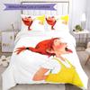 Pippi Longstocking 3pcs Bedding Set Duvet Cover Closure Includes 1 Duvet Cover & 2 Pillowcases for All Seasons Bedroom Home Dorm Decor