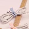 10pcs Silicone Cable Ties Self-Locking Cable Holder Colorful Flexible Cable Winder Wire Organizer For TV Charging Cable Storage