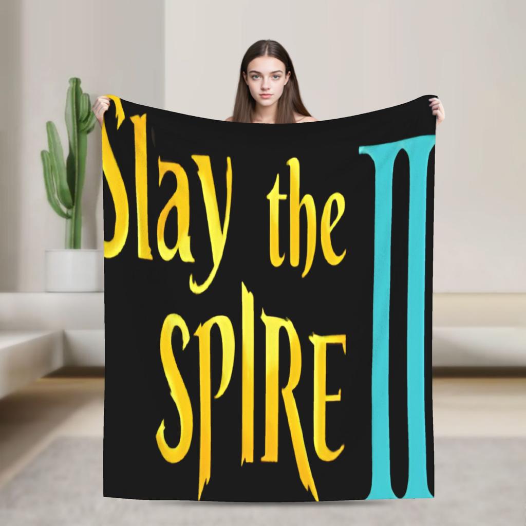Slay the Spire 2 Games Flannel Blanket Autumn Soft Durable Throw Blanket for Boy Girl Living Room Bedspread Sofa Bed Cover