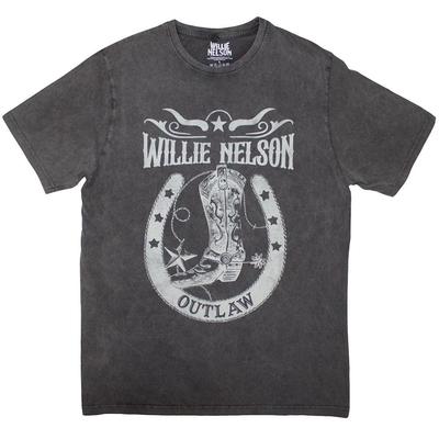 Футболка Willie Nelson Stone Wash: Разбойник ОФИЦИАЛЬНЫЙ НОВЫЙ