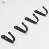 Durable Iron Coat Hooks Set of 5/10 Wall Mounted with Rust Proof Screws for Home Office