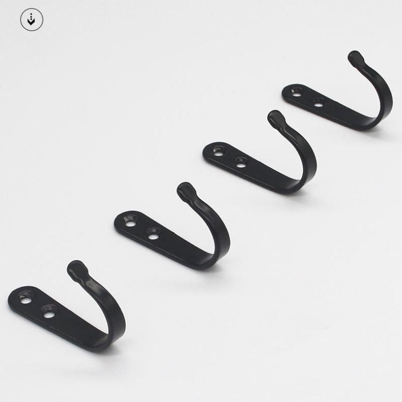 Durable Iron Coat Hooks Set of 5/10 Wall Mounted with Rust Proof Screws for Home Office