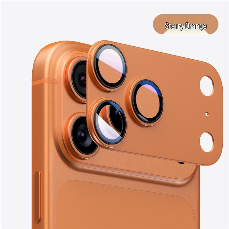 iPhone 17 Pro Max Armor Lens Matte Metal Full Coverage HD Positioning Film