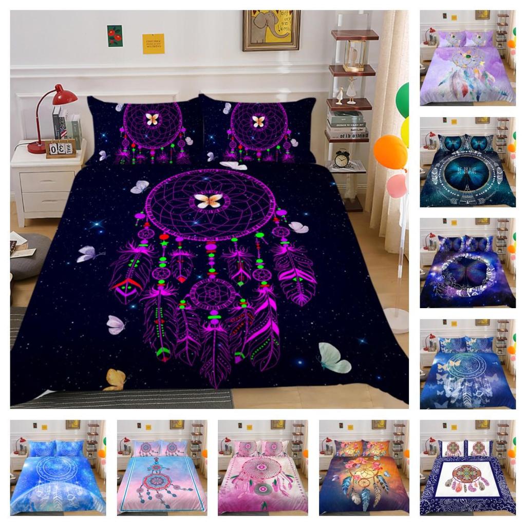 Duvet Cover King Bedding Set Dreamcatcher Cute Bedspreeds Adults Teen Single Size Polyester Bedding Cover Suit