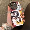 Чехол для телефона K-Kaoruko W-Waguri для iPhone 15,16,12,14,13,17,11,E,Pro,Max,Plus,Air,Mini Черный ТПУ Чехол