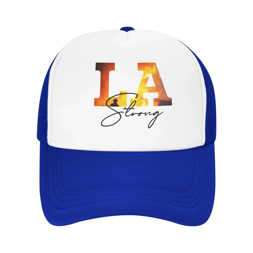 LA CALIFORNIA STRONG Сетчатые бейсболки для пожарных, для походов, женские, мужские, персонализированные, мужская пляжная панама, кепка тракер