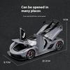 1:22 JESKO спортивный автомобиль модель модель автомобиля игрушка металлическое литье под давлением, с музыкой и функцией оттягивания назад коллекционная модель гоночный подарок мальчик