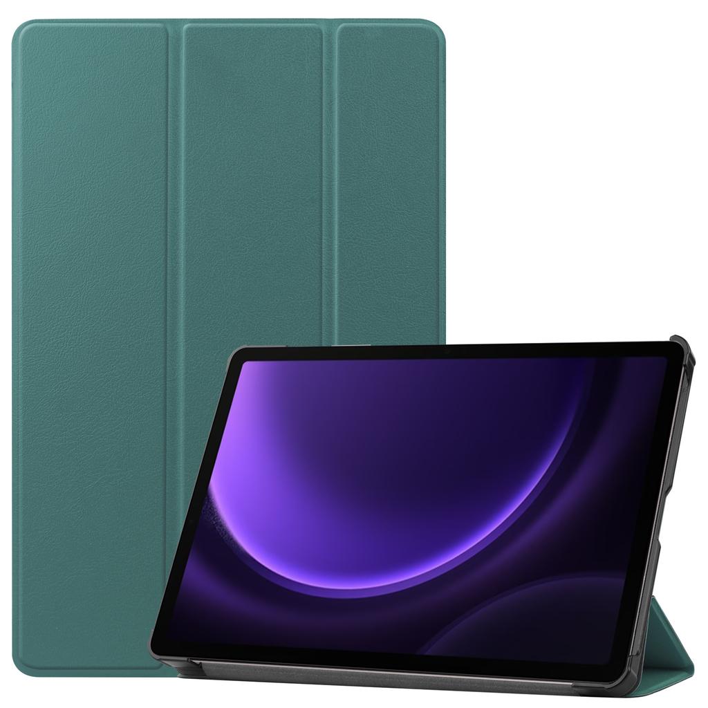 Tri-fold Stand Case For Galaxy Tab S10 Lite S9 FE SM-X400 X406 X520 X526 X510 X516 X710 X716 PU Leather Painted Cover