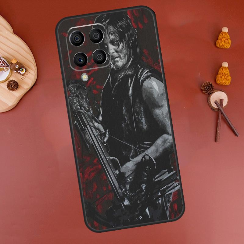 Daryl Dixon Wings Zombie Case For Samsung Galaxy M12 M32 M52 M30s M20 M21 M31 M51 M13 M23 M33 M53 M14 M34 M54 Cover
