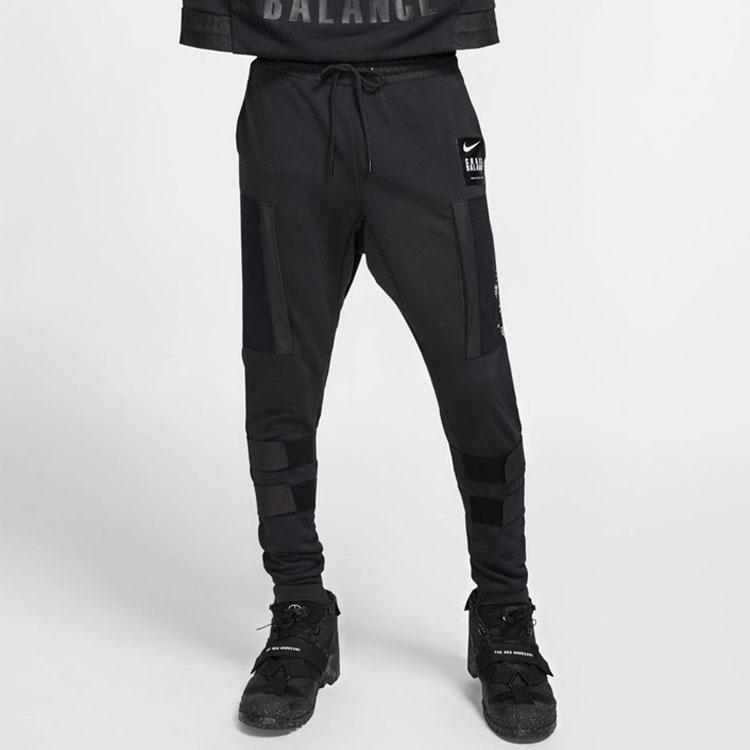 Мужской спортивный костюм Nike x UNDERCOVER Crossover однотонный с принтом из букв Худи + Брюки Осень Черный / Черный BV7138-010