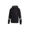 Colorblock Sports Casual Hooded Jacket Men Outerwear Black GM4430