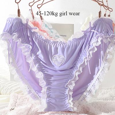 Fairy Ladies Нижнее белье Милые трусики Lift Up Большие размеры Трусики Женские хлопковые трусы с промежностью