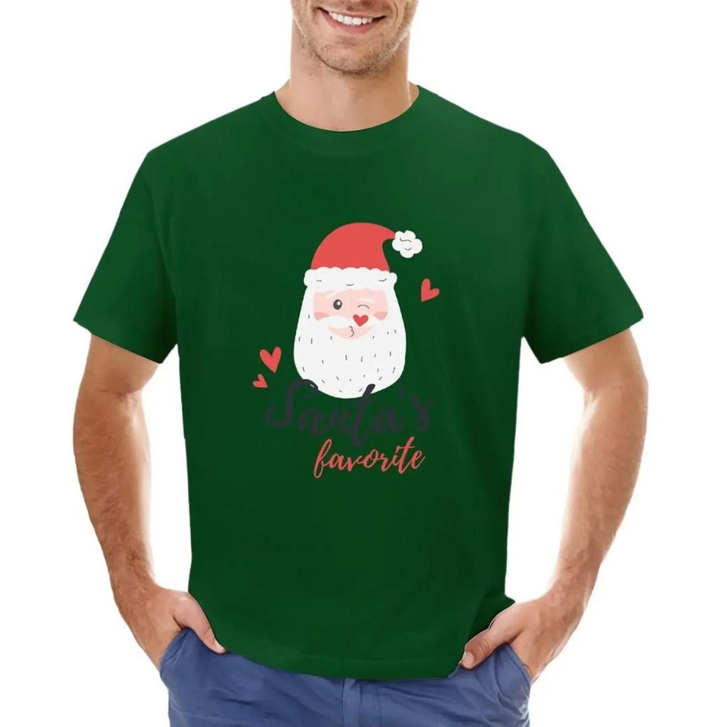 Santa's favorite T-shirt sweat boys whites men t shirts