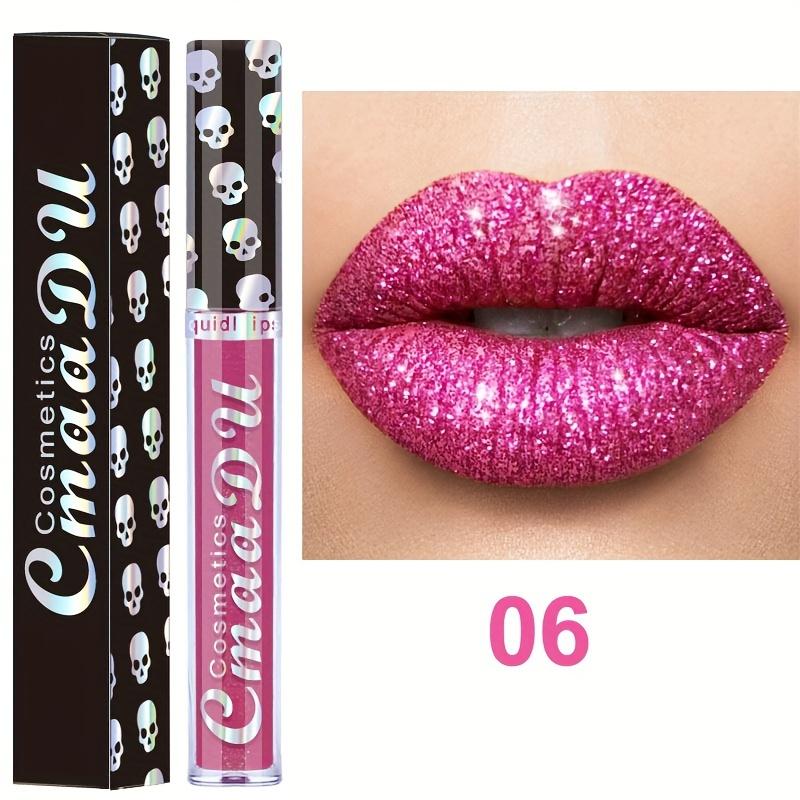 Skull Lip Gloss - Long Lasting, Moisturizing Liquid Lipstick For All Skin Types, Radiant Adult Makeup, Lightweight  - Variety Pack