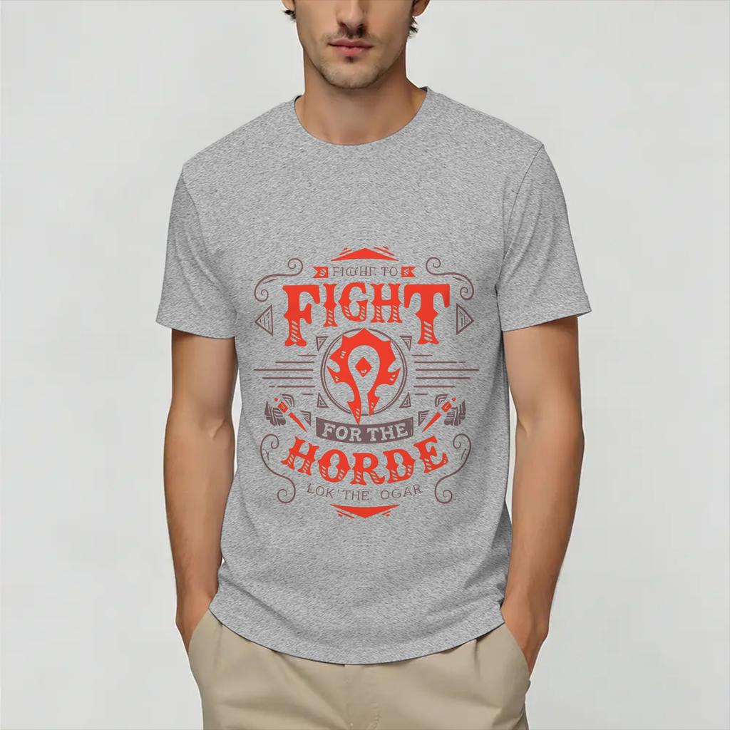 Funny World of Warcrafts TShirts Unisex O Neck 100 Cotton T Shirt Short Sleeve Tee Shirt Printed Tops