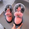 Winter New Children Snow Boots Flat Girls Princess Cotton Shoes Fashion Thick Short Boots Baby Boots