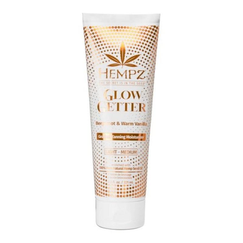 Hempz Glow Getter Gradual Self-Tanning Lotion Middle to Dark 221ml, Light to Medium, 7.5 Fl Oz (Pack of 1)
