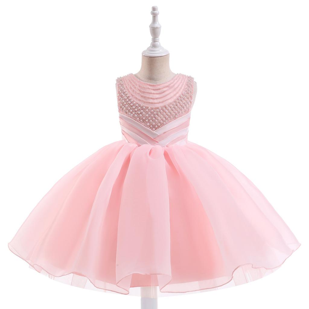 Baby Girls Princess Dress Toddler Christening Gown Kids Christmas Party Costume Infant 1st Year Birthday Baptism Dresses Clothes
