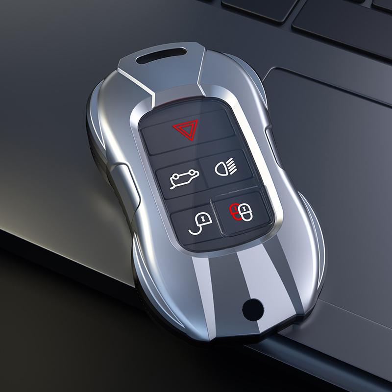 Подходит для брелока-чехла для ключей автомобиля Jaguar XFL XEL FPACE XJL FTYPE Epace Ipace Xe Оболочка для ключа Чехол для ключа Пряжка для брелока Женский