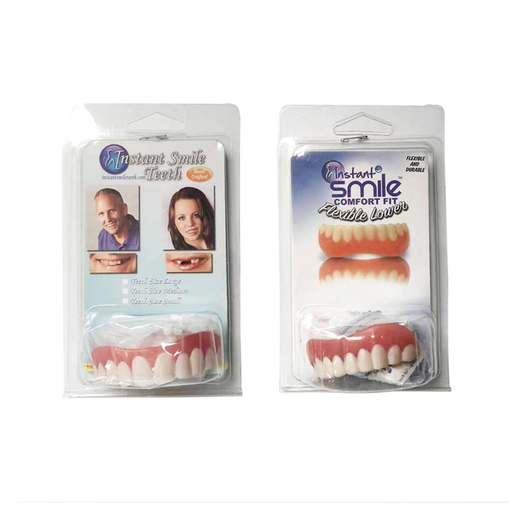 Силиконовые искусственные брекеты для зубов