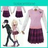 Костюм для косплея Danganronpa V3 Акамацу Каэдэ Полный комплект Изысканный дизайн униформы