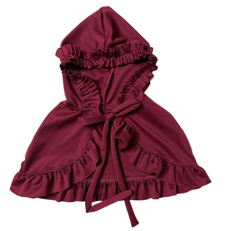 Шаль Красной Шапочки Девочка-спичка Пасторальная девочка Золушка Детская одежда Хэллоуинский плащ Рождество