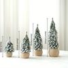 Mini Christmas Tree Artificial Small Snow Pine Xmas Tree Decorations New Year Party Ornaments Gifts Home Table Decor