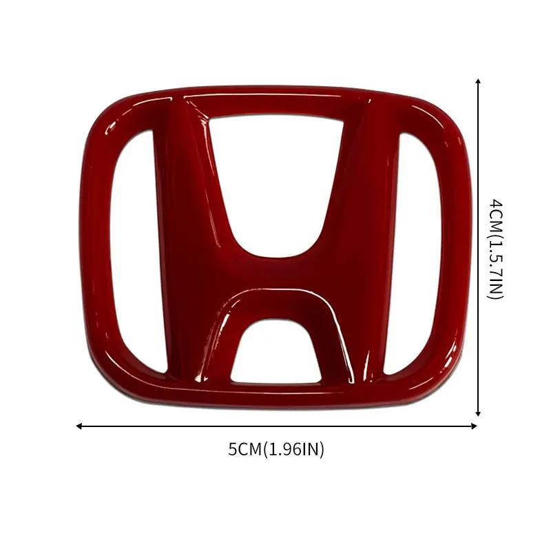 WDM2 50x40mm ABS Car Steering Wheel Cover Emblems Stickers for Honda Envix Odyssey City Jazz Fit CRV Civic Accord Insight Jade Vezel
