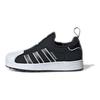 adidas Оригинальные кроссовки Superstar 360 Wtr с низким верхом, детские кроссовки, ярко-черные, белые, EG3362
