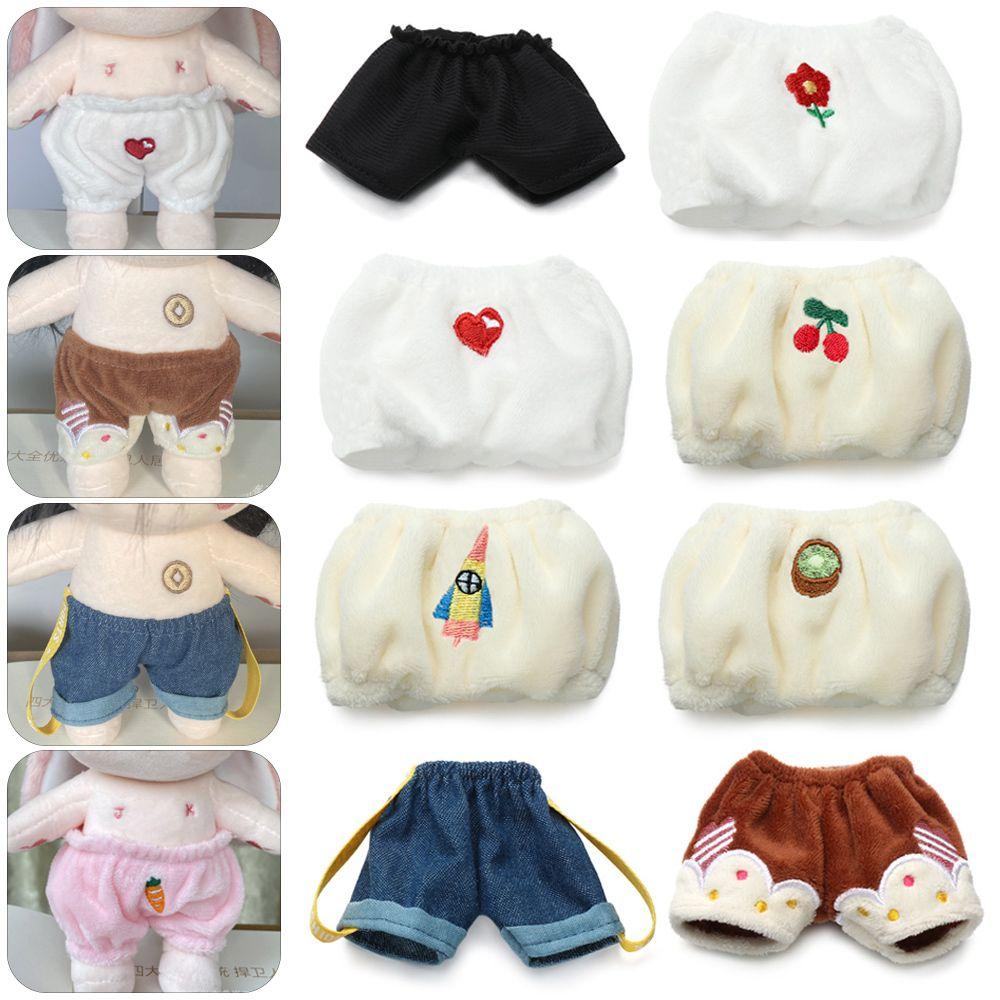 Переодевание игры, повседневные штаны, 20 см, брюки для куклы, плюшевые шорты, одежда для кукол, мини-нижнее белье