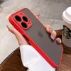 Роскошный ударопрочный матовый чехол для телефона для iPhone 17 16 15 14 13 12 11 Pro Max XR XS X 7 8 Plus Mini SE 2 Бампер Прозрачная крышка
