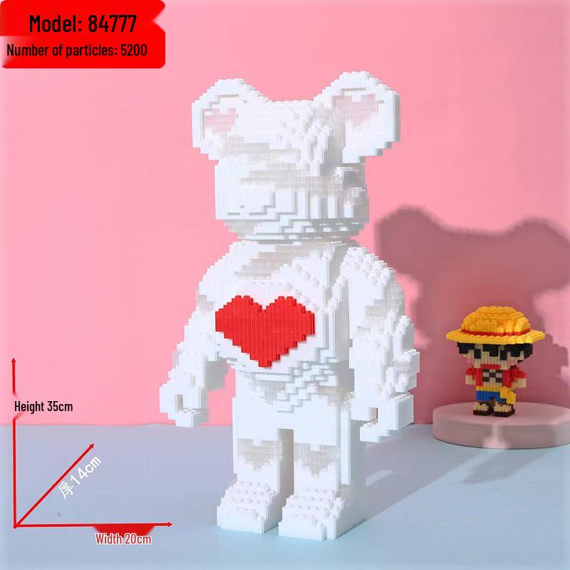 Совместимый Lego для девочек: Серия конструкторов «Злой Медведь» - Образовательные микро-конструкторы, соединяющиеся игрушки и подарки