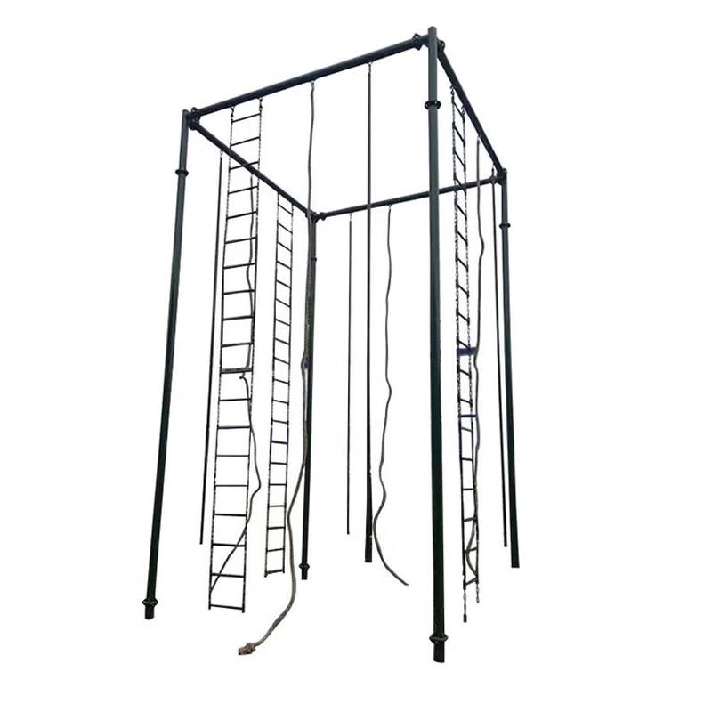 Four-Pillar Outdoor Fitness Climbing Frame