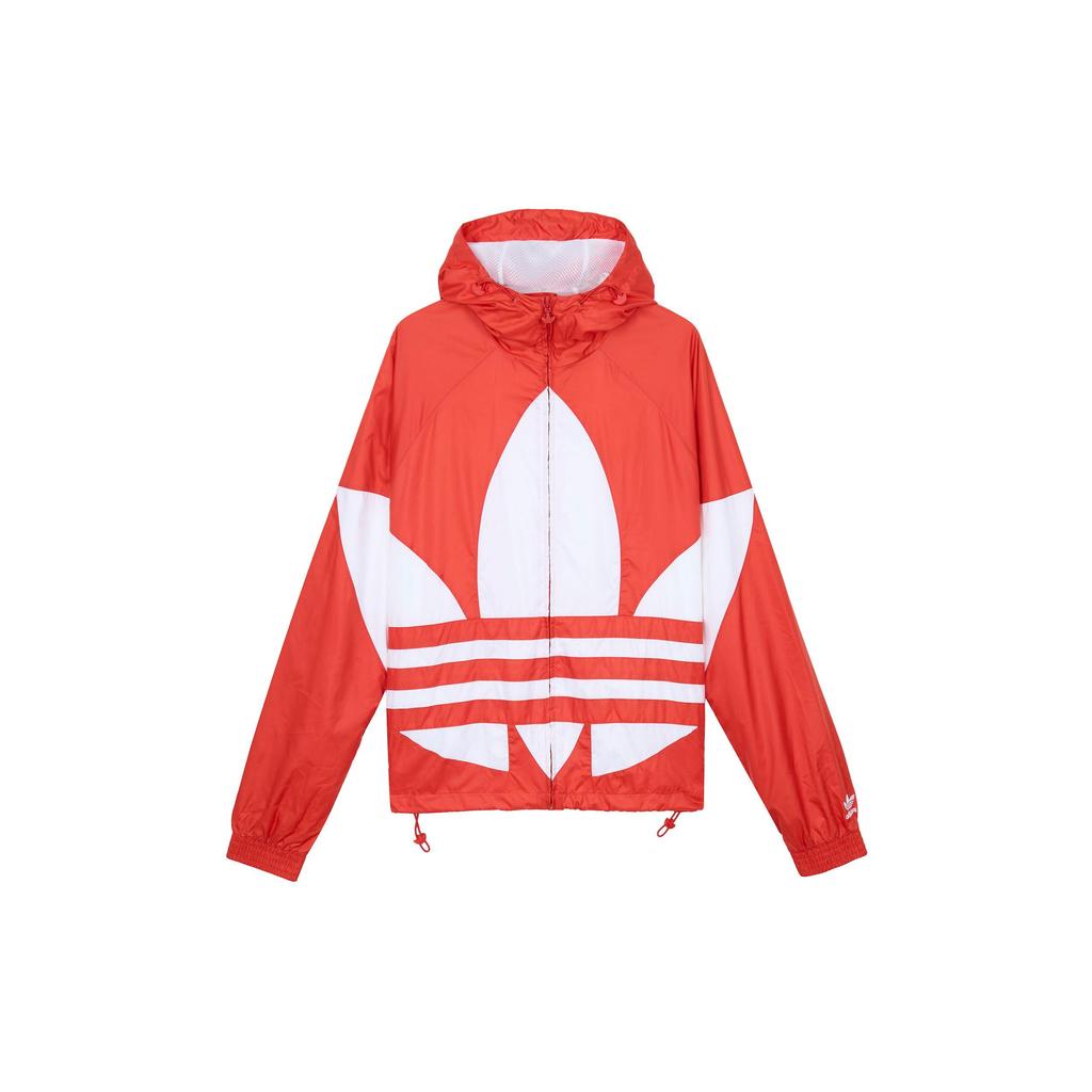 adidas Куртки Originals Trefoil Мужские Красные С капюшоном Умеренные Другие FM7076