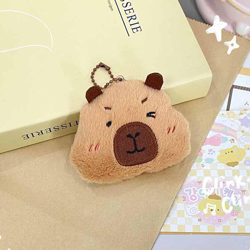 Creative Capybara Keychain Lovely Cartoon Pendant Funny Mini Fashion Keychain Kawaii Backpack Decoration Accessories Gifts