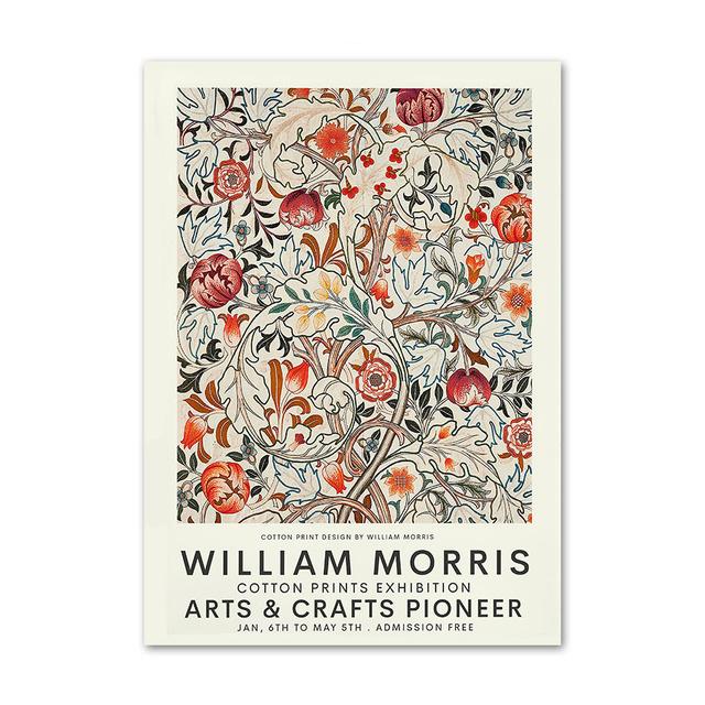 William Morris Nature Plant Flower Garden Wall Art Canvas Painting Nordic Posters And Prints Wall Pictures For Living Room Decor