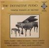 LP Пластинка РАЗНЫЕ Исполнители Definitive Piano Famous Pianists O TH97013 TELEFUNKEN 1962 США Классика Б/У