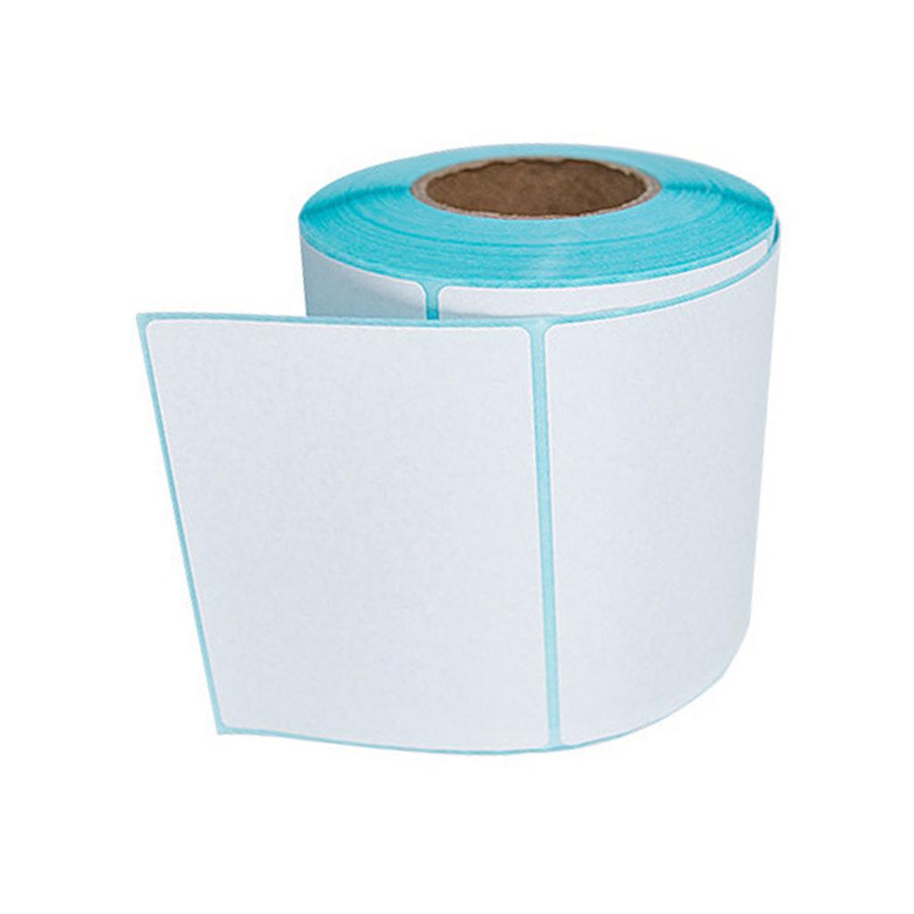 800 Counts Adhesive Thermal Label Water Resistant Adhesive White Sticker Blank Address Labels For Shipping Packaging