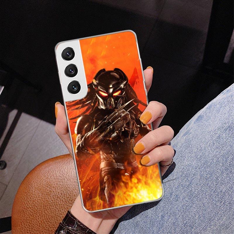Alien Vs Predator Painted Phone Case For Samsung Galaxy S24 S25 Edge S26 Ultra S23 S22 S21 Plus S20 FE + Personalized Print Cove