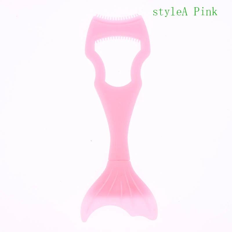 Силиконовый щиток для туши Mermaid Extension Аппликатор Защита Съемные Инструменты для теней и ресниц Для женщин Девочек Новичков