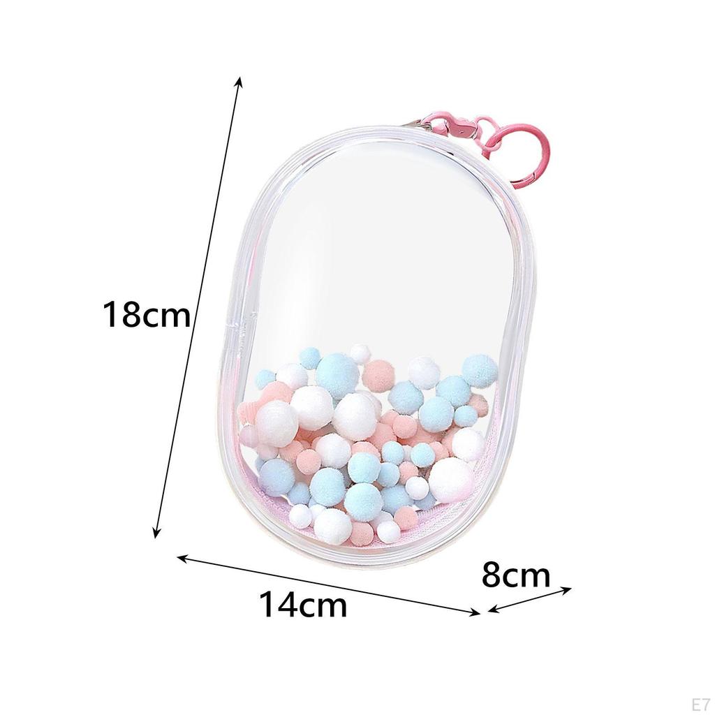 Clear Figure Display Bag, PVC Doll Small Storage Bag for Mini