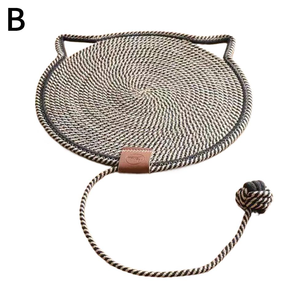 Cotton Rope Cat Scratch Pad Reusable Woven Furniture Base Pet Tool Mat Protector Claw Accessori N6K2