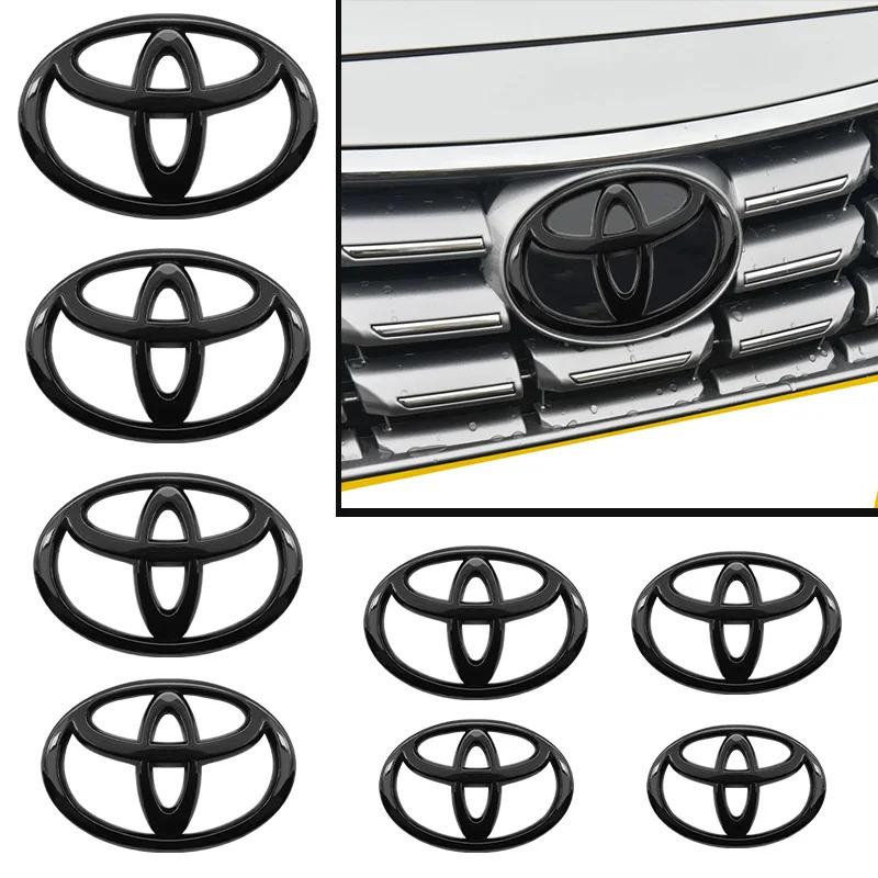 For Toyota Camry XV30For Toyota Camry Corolla RAV4 Yaris Hilux 3D Car logo series Front Head Grill Hood Bonnet Emblem Rear Tail Bumper Trunk Badge